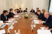 Arbeitstreffen zwischen Alexey Miller und dem Gouverneur der Japan Bank for International Cooperation (JBIC), Tadashi Maeda, im Rahmen des Petersburger Internationalen Wirtschaftsforums 2019
