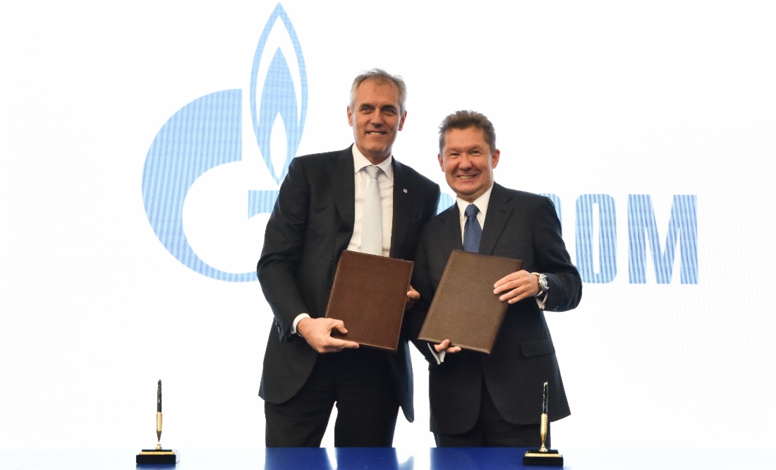 Im Rahmen des VIII. Petersburger Internationalen Gasforums unterzeichneten der Vorstandsvorsitzende der OMV AG, Rainer Seele, und Alexey Miller eine Absichtserklärung zur strategischen Kooperation