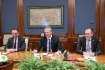 Arbeitstreffen zwischen Alexey Miller und dem Vorstandsvorsitzenden der OMV AG, Rainer Seele, in Moskau