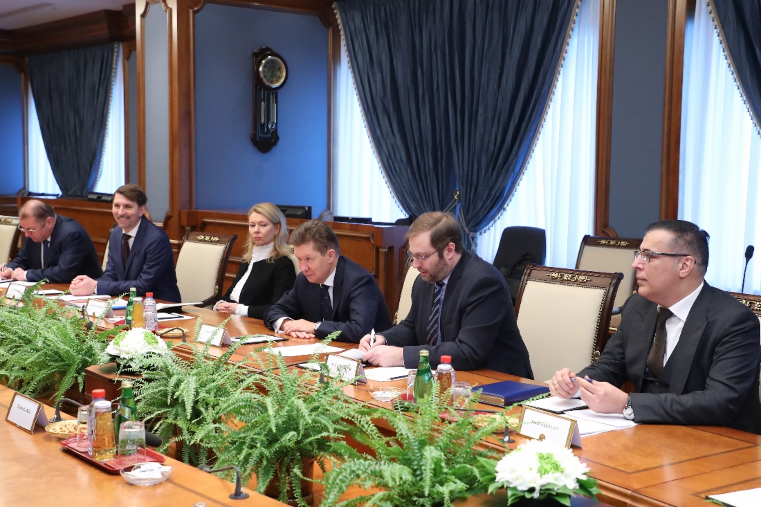 Arbeitstreffen zwischen Alexey Miller und dem Vorstandsvorsitzenden der OMV AG, Rainer Seele, in Moskau