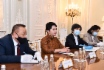 Alexey Miller und mongolische Außenministerin Batmunkh Battsetseg diskutierten über das Projekt Soyuz Vostok
