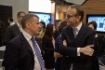 Andrey Kruglov und Magnus Böcker als Teilnehmer der offiziellen Gaszprom Listing-Zeremonie an der Singapore Exchange