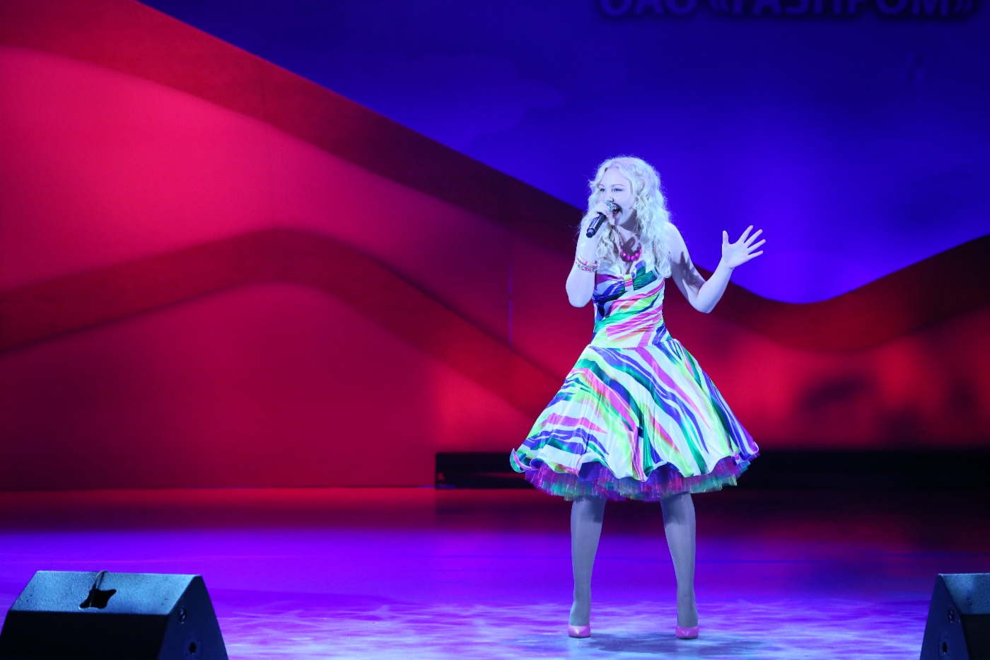 Ekaterina Sergeeva (OOO Gazprom Dobycha Orenburg), 1. Platz in der Kategorie Jazzgesang (Kinder 11 bis 16 Jahre)