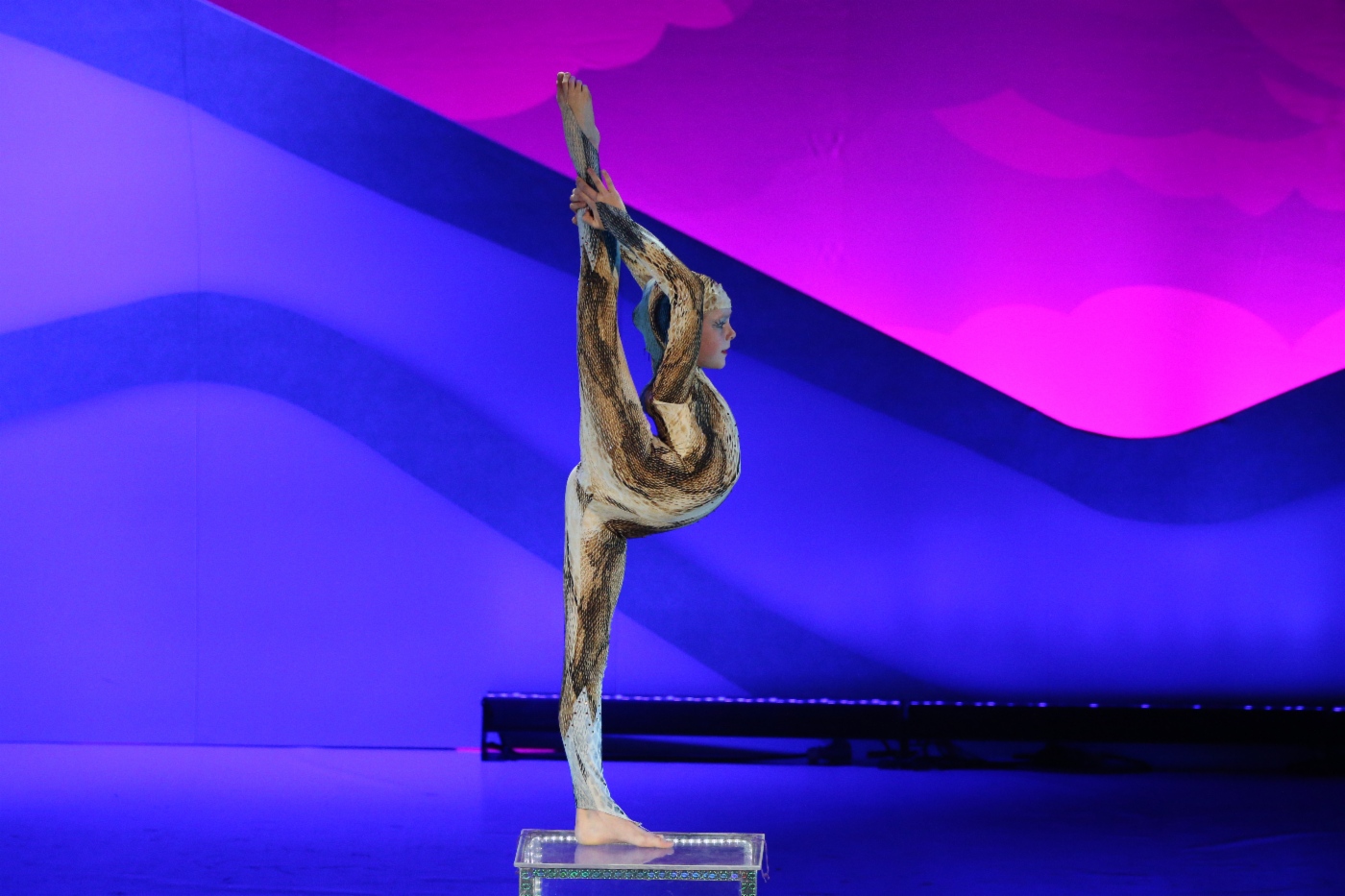 Ekaterina Sudnikova (OAO Gazprom Transgaz Belarus), 1. Platz in der Kategorie Bühnen-Zirkus- und originelles Genre (Kinder 11 bis 16 Jahre)
