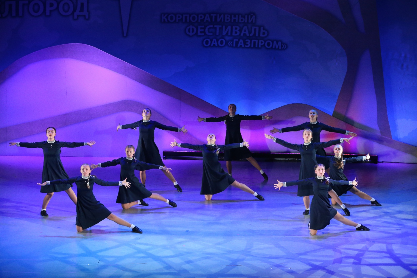 Choreographisches Ensemble Nesabudka (OOO Gazprom Transgaz Stavropol),1. Platz in der Kategorie Bühnenchoreographie (Kinder 11 bis 16 Jahre)