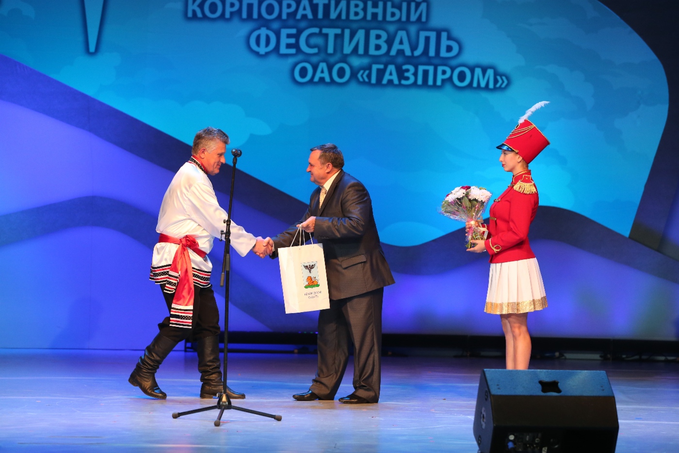 Vladimir Varchev (rechts) und Alexander Ryazantsev (OOO Gazprom Transgaz Volgograd), der älteste Teilnehmer