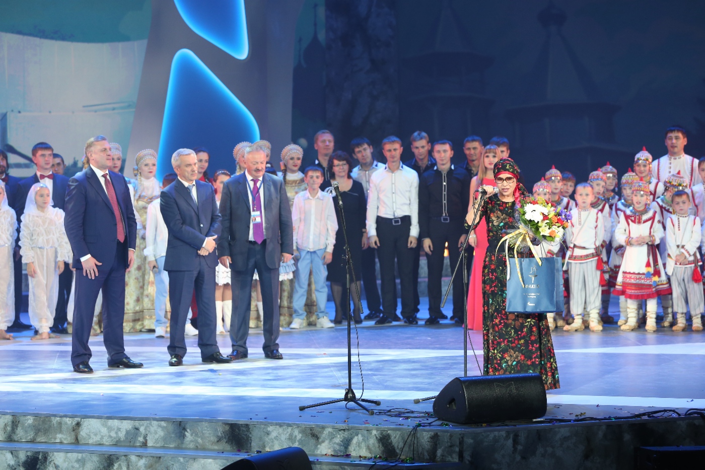 Alexandra Permyakova bei der Abschlusszeremonie des Festivals