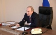 Das Kommando für den Baustart des Gasverarbeitungswerks Amur gab per Videoverbindung der Präsident der Russischen Föderation Vladimir Putin