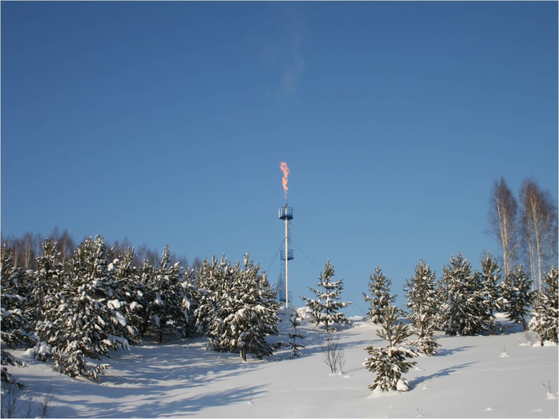Explorationsbohrung in der Lagerstätte Taldinskoje