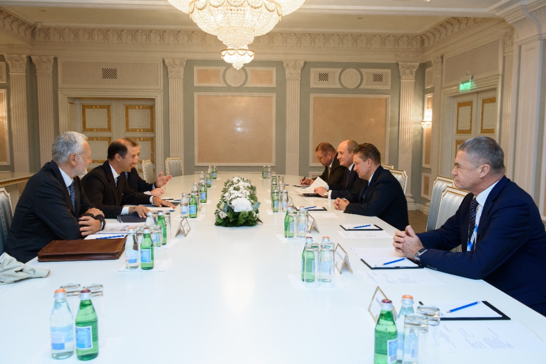 Gazprom und Snam besprachen potenzielle Richtungen des Zusammenwirkens im Gasbereich