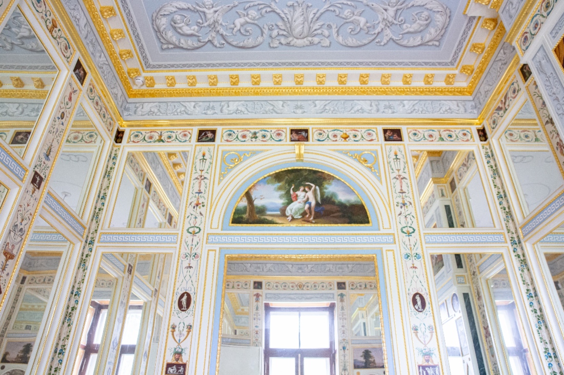 Subow-Seitenflügel. Foto: Staatliches
Museumsreservat Zarskoje Selo