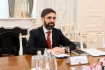 Arbeitstreffen zwischen Alexey Miller und dem Präsidenten der State Oil Company of the Azerbaijan Republic (SOCAR), Rovshan Najaf