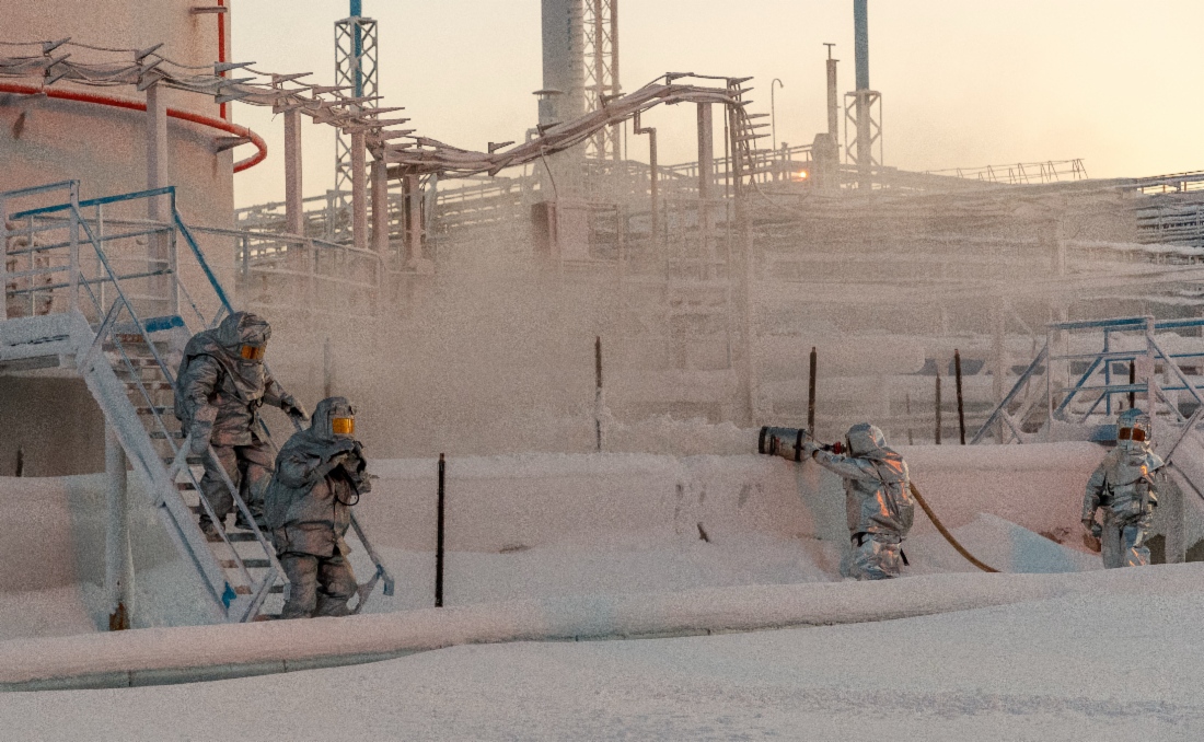 Gazprom nahm an der vom russischen Katastrophenschutzministerium durchgeführten Übung „Sichere Arktis 2025“ teil