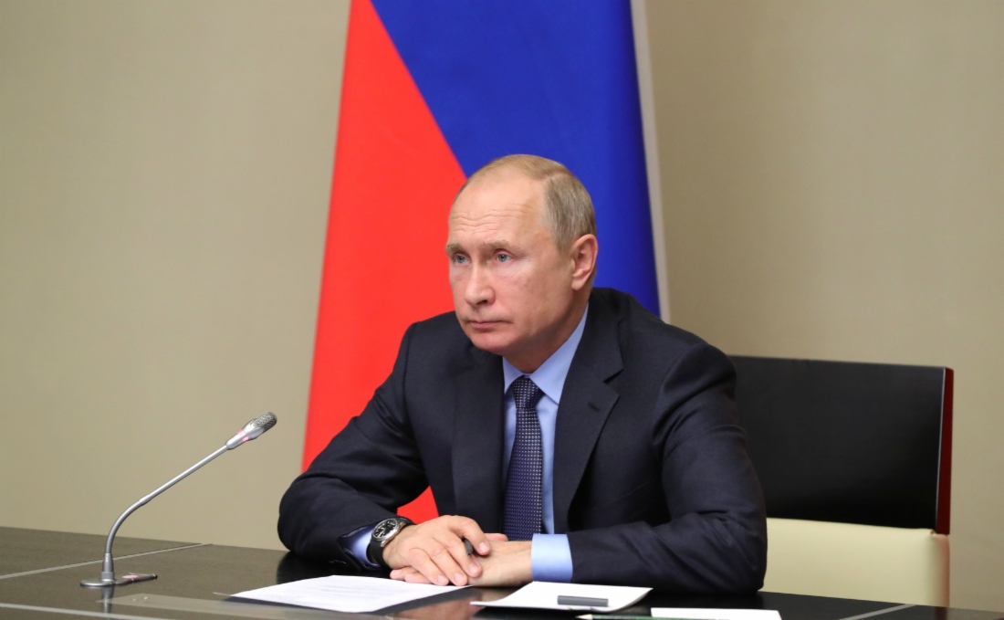 Abschließendes Gasfeld der Lagerstätte Bowanenkowskoje und Gaspipeline Uchta – Torschok 2 wurden in Betrieb genommen. Foto: kremlin.ru