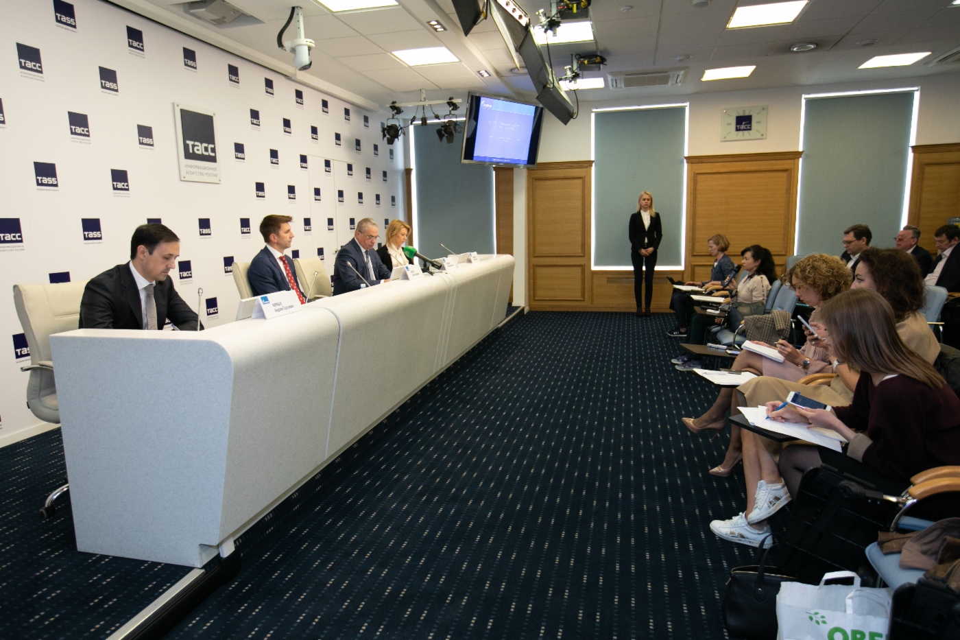 TASS-Pressezentrum in Sankt Petersburg