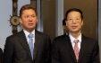 Es fand ein Arbeitstreffen des Vorstandsvorsitzenden der OAO Gazprom Alexey Miller und des Ersten Stellvertretenden Premiers des Staatsrates der Volksrepublik China Zhang Gaoli statt