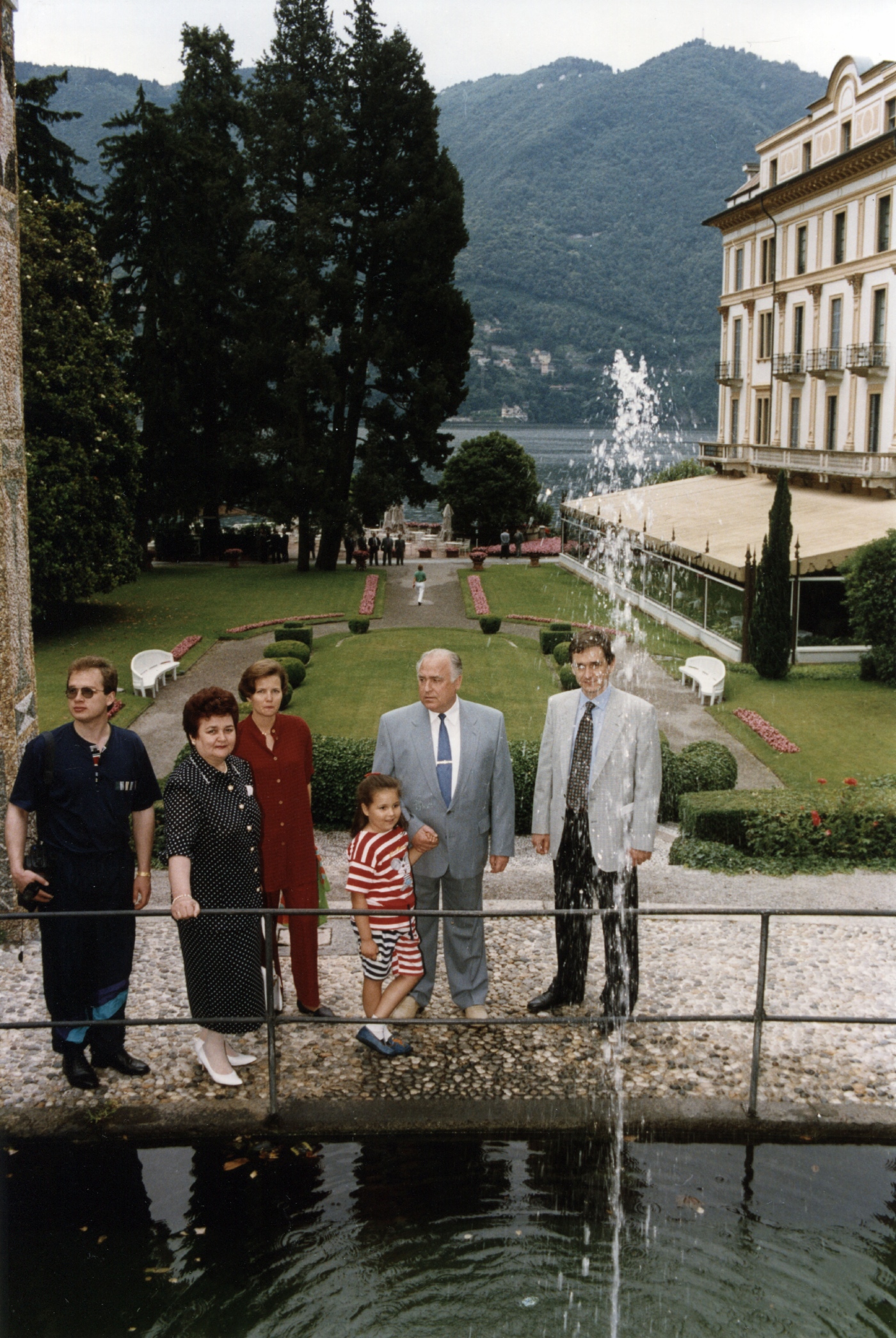 Mit Familie in Italien