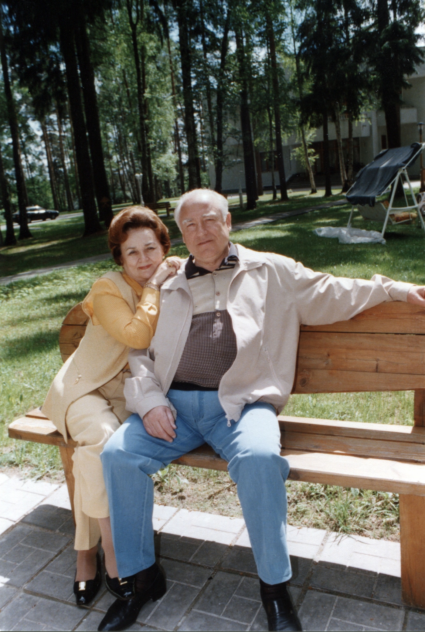 Mit Ehefrau Valentina in Barwicha