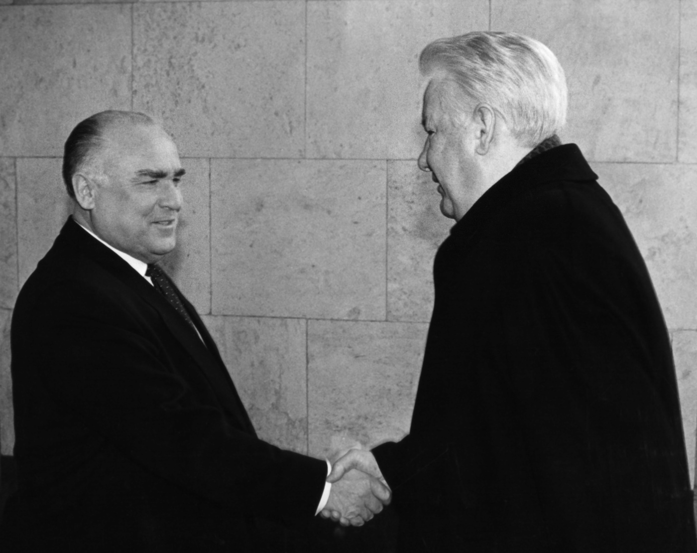 Mit Boris Yeltsin