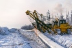 Bau der Gaspipeline Power of Siberia