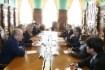 Im Rahmen des Internationalen Wirtschaftsforums 2014 in Sankt Petersburg fand ein Arbeitstreffen zwischen Vitaly Markelov und Alexander Medvedev und Jean-Francois Cirelli statt