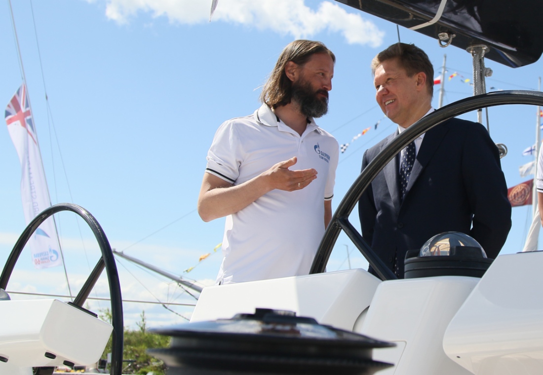 Alexey Miller eröffnete Jubiläumsregatta Nord Stream Race