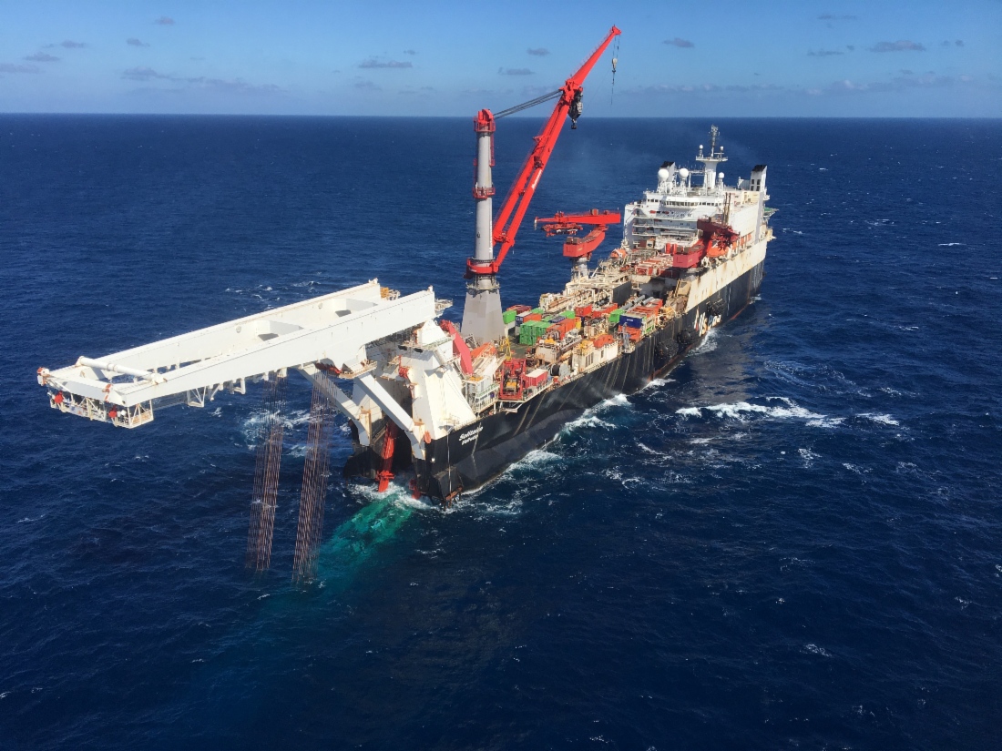 Verlegung der Pipeline Nord Stream 2 in Finnland hat begonnen