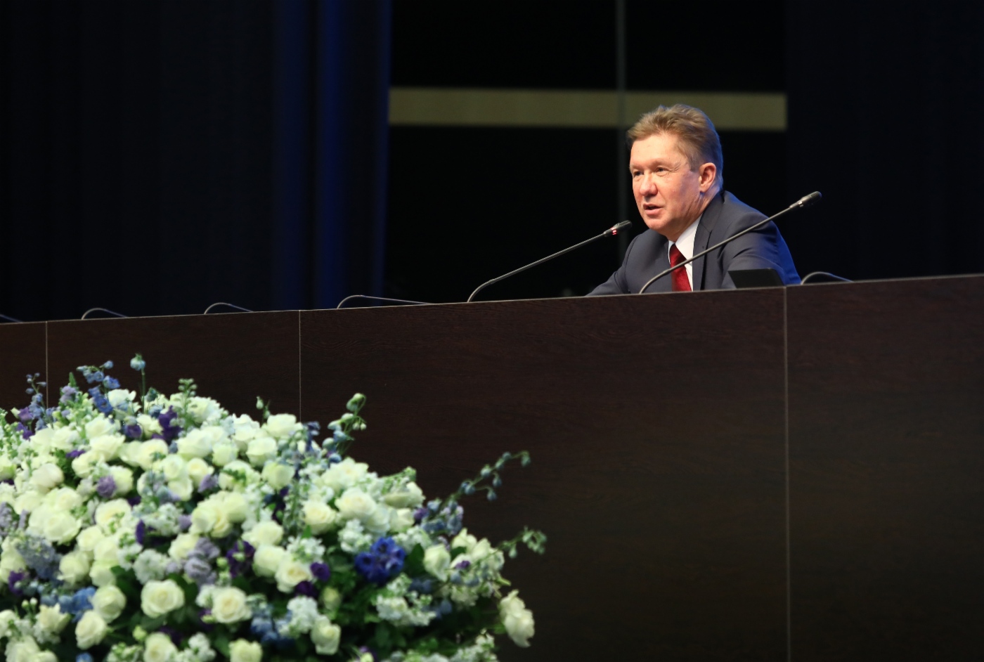 Abschließende Pressekonferenz unter Beteiligung des Aufsichtsratsvorsitzenden der PАО Gazprom und des Vorstandsvorsitzenden der PАО Gazprom