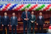Gazprom-Delegation mit dem Vorstandsmitglied und Departmentleiter Vyacheslav Mikhalenko an der Spitze nahm in der Werft des Gorki-Werkes Selenodolsk (Republik Tatarstan) an der feierlichen Zeremonie anlässlich der Stapellegung des ersten Fahrgastschiffes in Russland Chaika LNG, das mit verflüssigtem Erdgas betrieben wird, teil