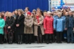 Gazprom-Delegation mit dem Vorstandsmitglied und Departmentleiter Vyacheslav Mikhalenko an der Spitze nahm in der Werft des Gorki-Werkes Selenodolsk (Republik Tatarstan) an der feierlichen Zeremonie anlässlich der Stapellegung des ersten Fahrgastschiffes in Russland Chaika LNG, das mit verflüssigtem Erdgas betrieben wird, teil