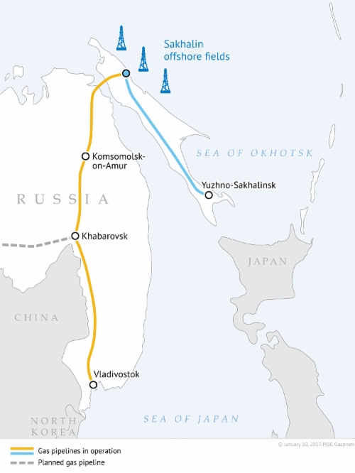 Gaspipeline Sachalin – Chabarowsk – Wladiwostok