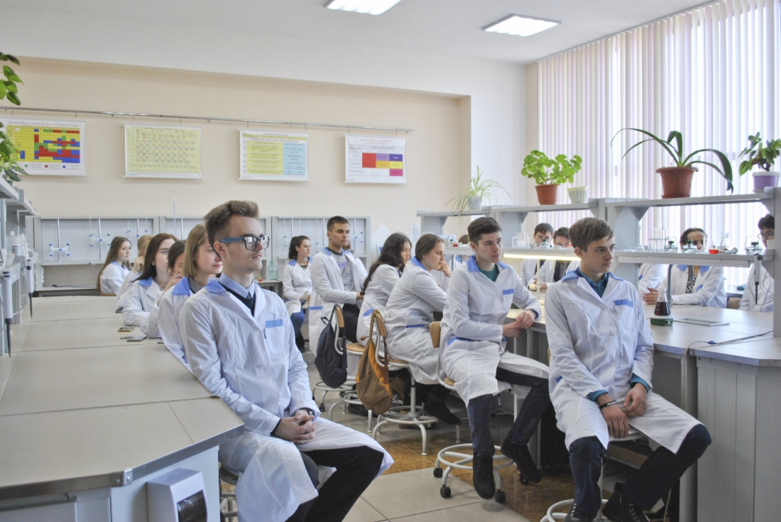 Unterricht für Schüler der Gazprom-Klasse auf Basis der technischen Berufsfachschule Amur